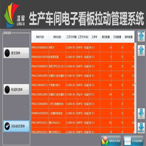 生產(chǎn)車間電子看板拉動管理系統(tǒng)設(shè)計